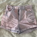 American Eagle Purple Mom Jean Shorts Photo 0