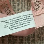 Knix Lace Deep V Bralette Bra Rose Water Pink Women’s Size Medium Photo 6