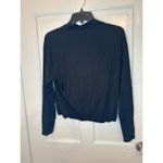 Bar III Black Long Sleeve Top size LP NWT Photo 2