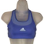 Adidas Vintage 1990s Purple/Blue Racerback Sports Bra With Mesh Medium Photo 0