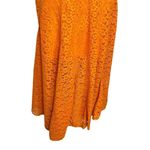 & Other Stories & Other Stories Lace Midi Dress Women’s Size 4 Asymmetrical A-Line Short Sleeve Photo 5