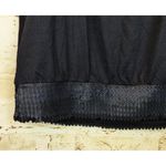 Diane Von Furstenberg  Women Black Silk Blend Sequin Trim Tank Top Sz L Gothic Photo 9