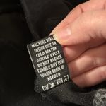 BCBGMAXAZRIA Velour Black Zip Hoodie spell out logo crystal bling Y2K size S Photo 14