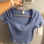 Bozzolo  blue Crop Top Photo 0