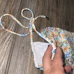 La Porte swim one piece large NEW lined floral cut out stomach high thigh Blue Photo 2