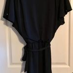 BHWM White House Black Market Black Knit Dress with Drop Back and Sash Sz:XS NWT Photo 1