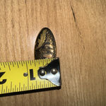 Damascene‎ Flying Bird Leaf Vines Flower Oval Fashion Brooch Lapel Pin Photo 3