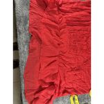 Cato Sheer Red Embroidered Ruffle Detail Blouse Size 26/28 Photo 5