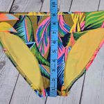 Aerie  Bikini Bottoms Tropical Floral Print Yellow Green Pink Blue Size S Photo 8