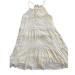 altar’d state pale yellow flare high neck tie dress size M Yellow Size M Photo 1