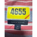 Tommy Hilfiger  Womens Striped Knit Top Boat Neck Button Detail Size 2X Photo 10