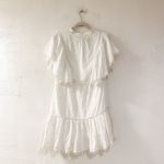 Farm Rio 3D Flower Mini Dress in White Medium Photo 2