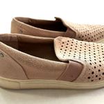 Frye  & Co Peggy Perf Shoes 8.5 M Pink Suede Eyelet Slip-On Loafers Photo 1
