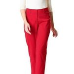 Laundry by Shelli Segal NWT  Ladies Red Slim Fit Ankle Length Pants SZ 6 Photo 0