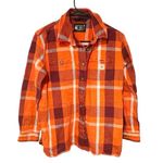 Carhartt Rugged Flex Loose Fit Heavyweight Twill Flannel Long-Sleeve Plaid Shirt Photo 1