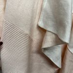 Chicwish  Soft Blush Pink Ribbed Hem Drape Cardigan Waterfall Size Small Medium Photo 2