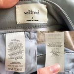 Aritzia Pant Melina High-Rise Straight-Leg Vegan-Leather Marble Grey 2 NWT Photo 3