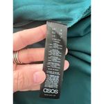 ASOS   Long Sleeve Pleated Dress - Teal Photo 4