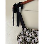 En Saison Black and White Ditsy Floral Dress Size Medium Photo 5