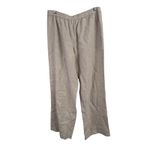 Madewell  The Easy Pull On Pant 100% Linen Oat Beige Capsole Office Womens Medium Photo 5