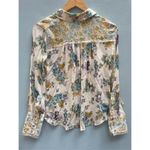 Free People NWT  hold onto me floral shirt large Photo 4