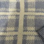 Hippie Rose purple and white plaid pullover v neck long sleeve sweater L Photo 3