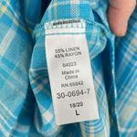 Woman Within  Linen Blend Button-Front Shirt size 18/20 plus size Photo 10