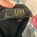 L & B Black Long Sleeve Cold Shoulder Top Size Small EUC Photo 5