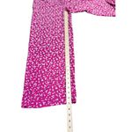 Pink White Floral Pattern Womens Wide Photo 4