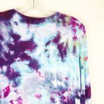 Heart & Hips Heart Hips Small Top Handmade Tie Dye Big Sky‎ Purple Blue Strappy Keyhole 655 Photo 6