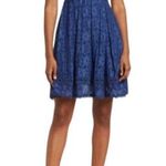 Nsr Provance Dress Women's Size XS Extra Small Blue Lace Sleeveless Photo 0