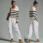 Anthropologie Pants  Pilcro 100% Cotton Parachute White Pull On‎ XSmall Photo 1