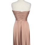 La Femme Blush Pink Strapless High Slit Floor-Length Formal Gown Size 6 Photo 7