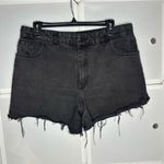 Riffle Jeans Black Cut Off MOM Jean Shorts Size 32 Photo 9