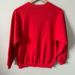 Vintage 90s Santabear Christmas Sweatshirt Red Korea Made Medium Holiday Photo 8