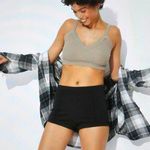 Wild Fable Ponte Pleated Micro Hot Shorts Black M Photo 0