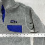 Patagonia Better Sweater Fleece Pullover Gray Blue Trim Small S Photo 1