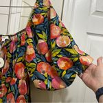 Oddi Los Angeles Just Peachy Multicolor Mini Dress On/Off Shoulder Size 1X NWT Pink Photo 4