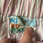 Ki Ko Mo vintage pink & white striped L high waist shorts Size L Photo 1