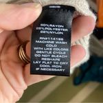 Verve Ami  1X Cardigan Open Front Neutral Kahki Tan Longlined Soft Cozy Pockets Photo 3