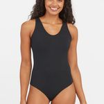 Spanx Black Scoop Neck Body Suit Photo 0