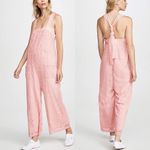 Anthropologie ‎ Line and Dot pink lace jumpsuit size small Photo 1