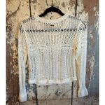 Billabong Women's Love for Life Open Knit Long Sleeve Sweater, size Small Photo 4