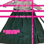 MISS DORBY VINTAGE 1990'S GREEN & WHITE ONE PIECE DRESS WITH TIE BACK BELT (6P) Photo 13