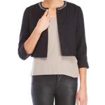 Karl Lagerfeld Paris Tweed Blazer Jacket Photo 0