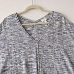 Caslon Popover popover Sweater Dolman Short Sleeves SMALL merle Poncho NEW Photo 7