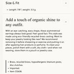 J.Crew  | Sculptural squiggle earrings Photo 2