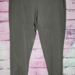 Eileen Fisher  GRAY BROWN SILK BLEND DRESS TROUSER PANTS 8 Photo 0