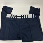 Lululemon Run Inspire Crop II In Ocean Stripe Inkwell Blue & White Photo 1