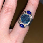 SAJEN Offerings Druzy Ring Silver Photo 0